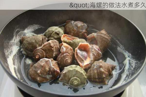 "海螺的做法水煮多久